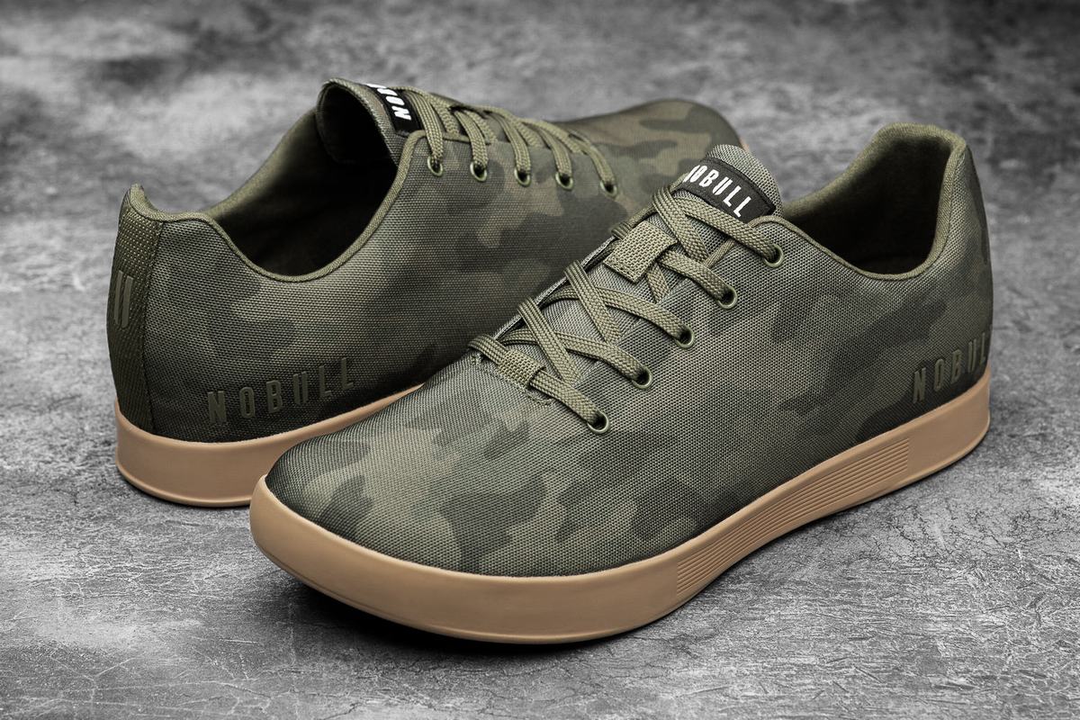 Nobull Canvas Men's Trainers Dark Camo | Australia (SL6053)